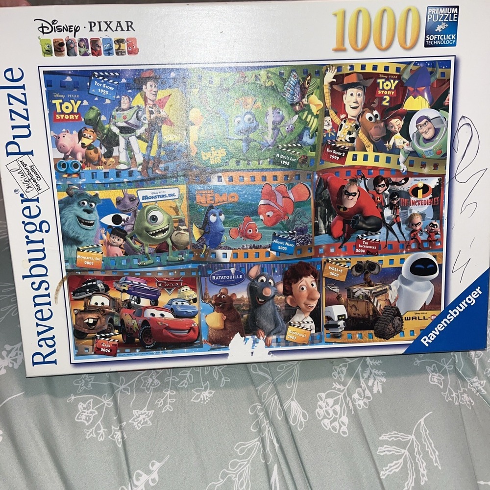 Ravensburger 1000 Piece Jigsaw Puzzle Disney Pixar Moments Movies Toy Story Nemo
